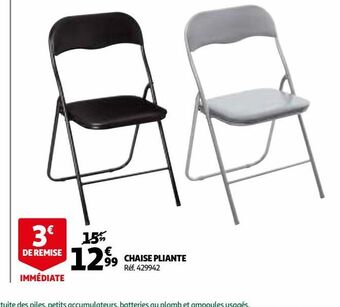 Auchan Chaise pliante offre