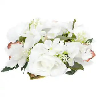 Action Couronne de roses artificielles offre