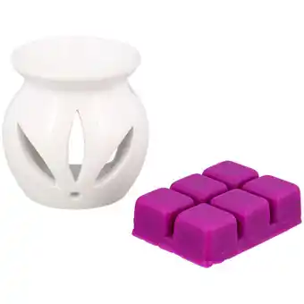 Action Brûleur de parfum avec tablettes de cire offre