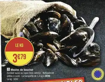 Casino Supermarchés Moules de bouchot offre