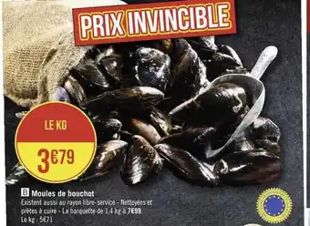Géant Casino Moules de bouchot offre