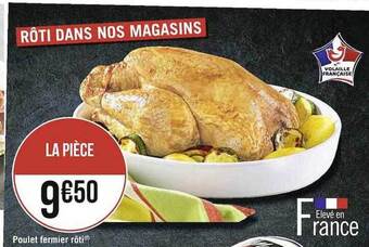 Casino Supermarchés Poulet fermier rôti offre