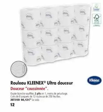 Rouleau kleenex ultra douceur