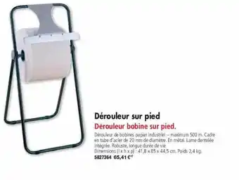 Dérouleur sur pied