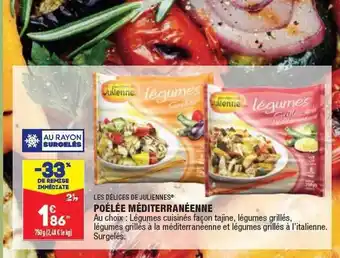 ALDI Les délices de juliennes poélée méditerranéeenne offre