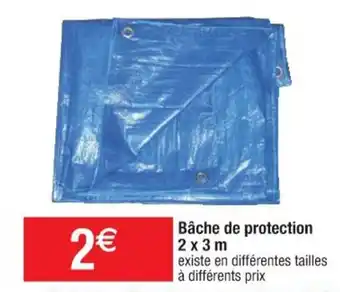 Cora x Carrefour Bâche de protection 2 x 3 m offre