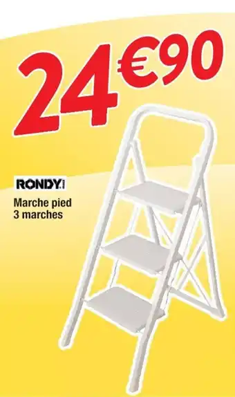Cora x Carrefour Marche pied 3 marches offre