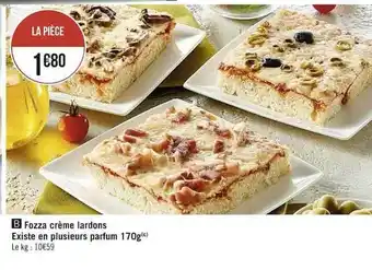 Fozza crème lardons