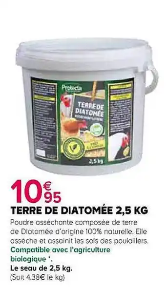 Kiriel Terre de diatomée 2,5 kg offre