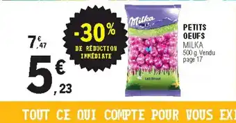 E.Leclerc Petits Oeufs Milka offre