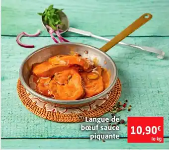 Colruyt Langue de bœuf sauce piquante offre
