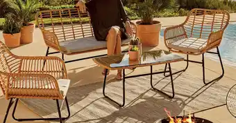 La Foir'Fouille Salon Tahiti II 4 pièces offre