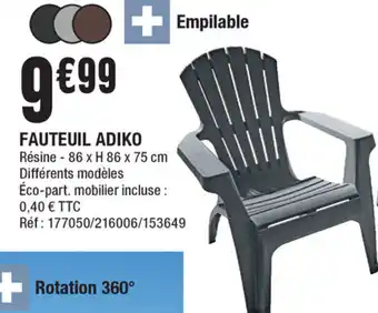 La Foir'Fouille Fauteuil Adiko offre