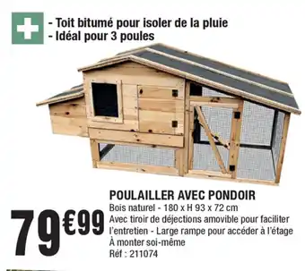 La Foir'Fouille Poulailler avec pondoir offre