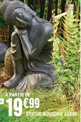 La Foir'Fouille Statue Bouddha Assis offre