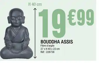 La Foir'Fouille Bouddha assis offre
