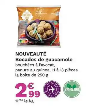 Bocados de guacamole