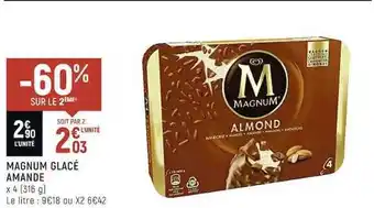 Magnum glacé amande