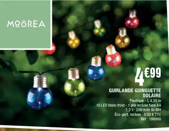 La Foir'Fouille Guirlande guinguette Solaire offre