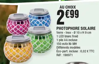 La Foir'Fouille Photophore solaire offre