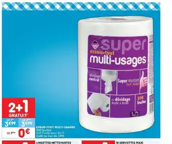 Leader Price Essuie-Tout Multi-Usages offre