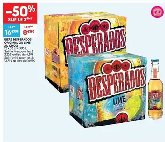 Leader Price Bière Desperados Original Ou Lime Au Choix offre