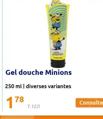 Action Gel Douche Minions offre