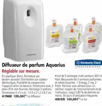 Plein ciel Diffuseur de parfum aquarius offre
