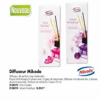Diffuseur mikado nicols'