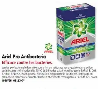 Plein ciel Ariel pro antibacteria offre