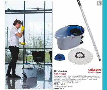 Plein ciel Kit ultraspin vileda professional offre