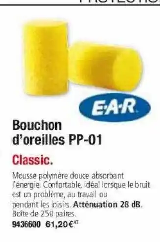 Bouchon d'oreilles pp-01