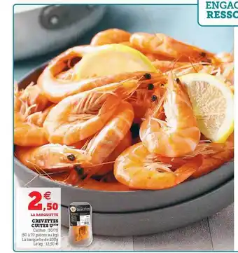 U Express Crevettes cuites u offre