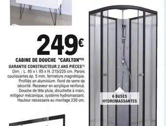E.Leclerc Brico Cabine de douche carlton offre