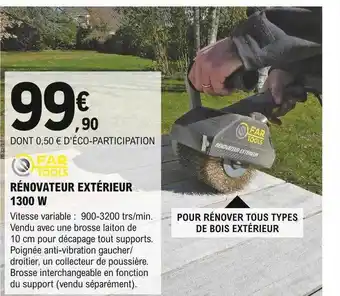E.Leclerc Brico Far tools rénovateur extérieur 1300w offre