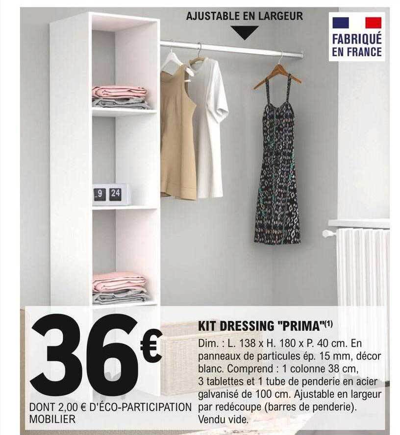 Promo Kit dressing prima chez E.Leclerc Brico