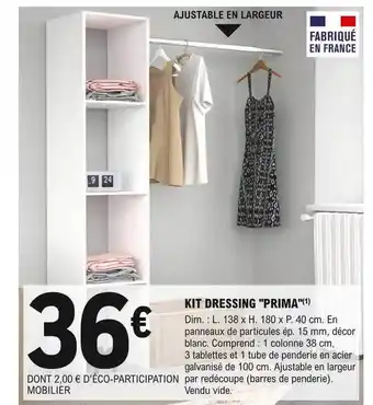 E.Leclerc Brico Kit dressing prima offre