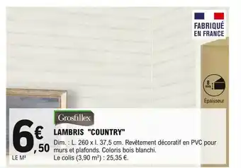 Grosfillex lambris