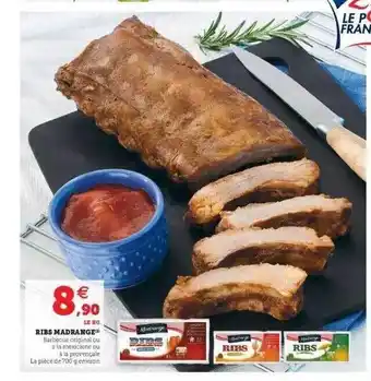 Hyper U Ribs madrange offre