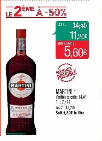 Match Martini offre