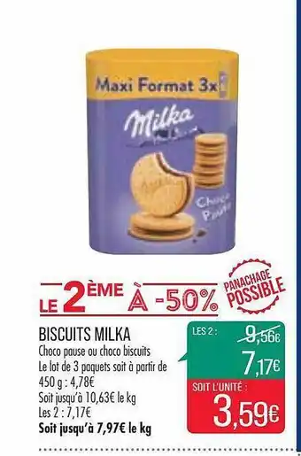 Biscuits milka