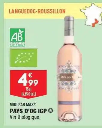 ALDI Midi par mas pays d'oc igp offre