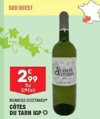 ALDI Nuances occitanes côtes du tarn igp offre