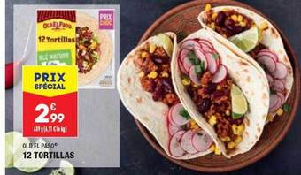 Old el paso 12 tortillas