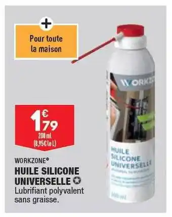 ALDI Workzone huile silicone universelle offre