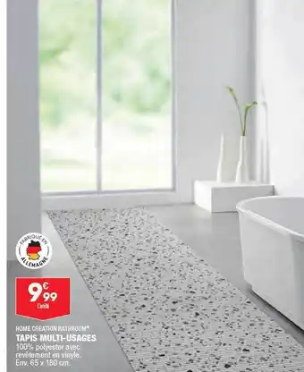 ALDI Home creation bathroom tapis multi-usages offre
