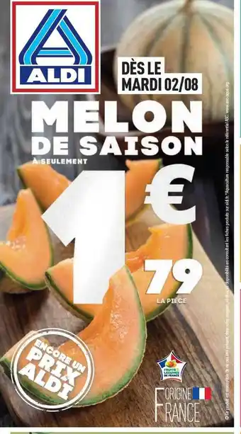 ALDI Melon de saison offre