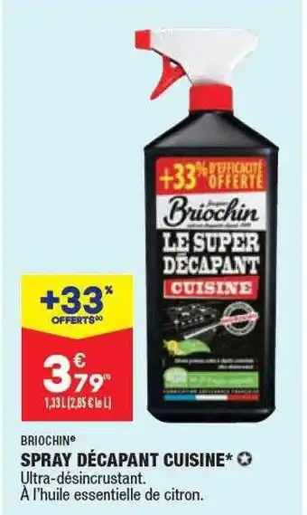 ALDI Biochin spray décapant cuisine offre