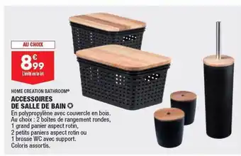 ALDI Home creation bathroom accessoires de salle de bain offre