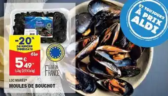 ALDI Loc marée moules de bouchot offre